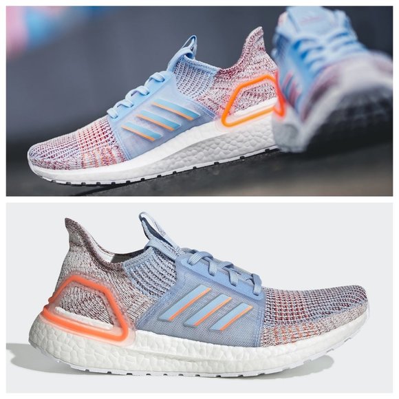 adidas ultra boost orange and blue